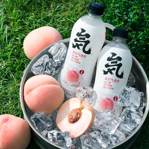 元气森林无糖饮料白桃苏打气泡水